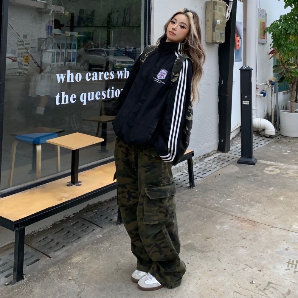 美式高街復古防水風衣外套 黑-細節圖5