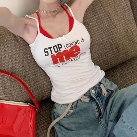 夏天設計感吊帶內搭上身套裝-細節圖6