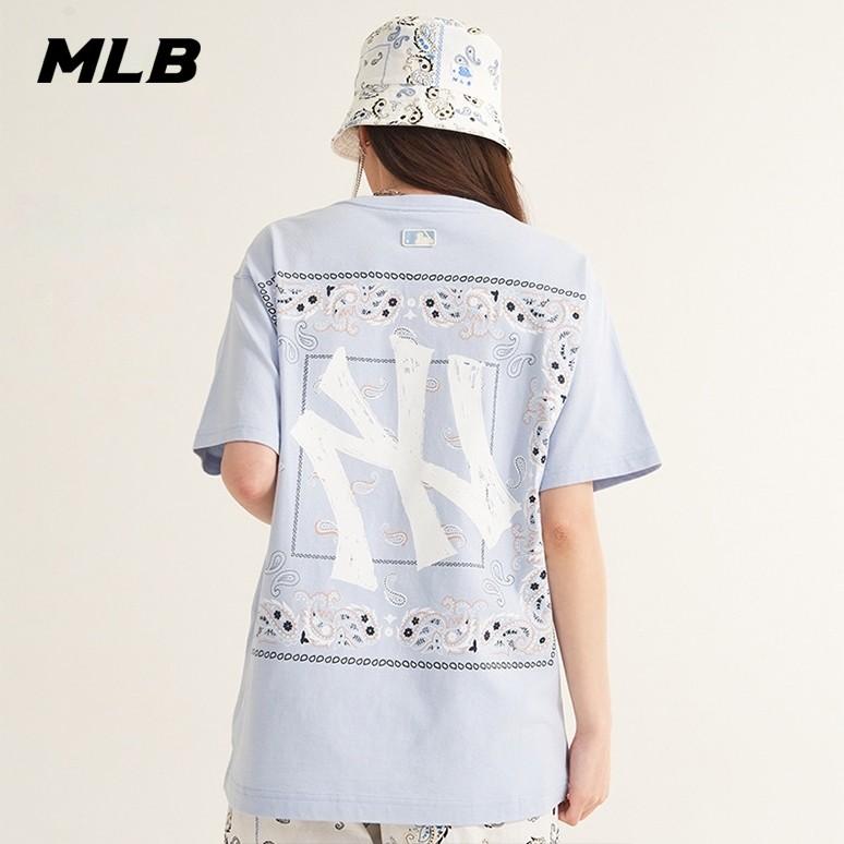 🇰🇷韓國代購 免運 MLB 後背腰果花大LOGO 短袖 T恤 NY 紐約洋基隊 3ATS520-細節圖3