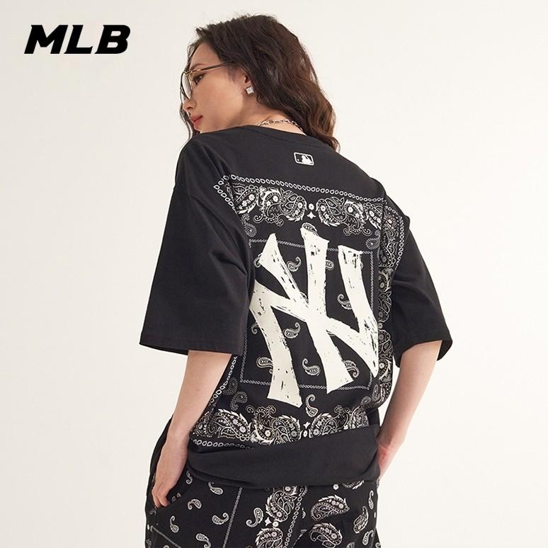 🇰🇷韓國代購 免運 MLB 後背腰果花大LOGO 短袖 T恤 NY 紐約洋基隊 3ATS520-細節圖4