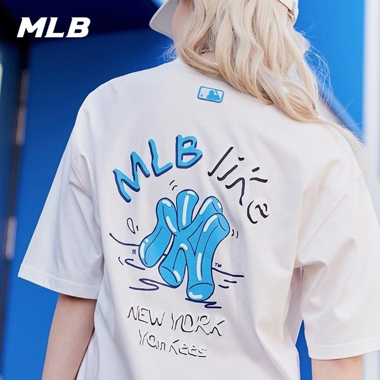 🇰🇷韓國代購 MLB LIKE印花短袖 短袖 T恤 Yankees 洛杉磯道奇隊 紐約洋基隊 NY 寬鬆 3ATSL-細節圖3
