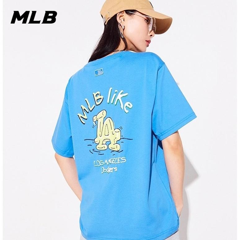 🇰🇷韓國代購 MLB LIKE印花短袖 短袖 T恤 Yankees 洛杉磯道奇隊 紐約洋基隊 NY 寬鬆 3ATSL-細節圖4
