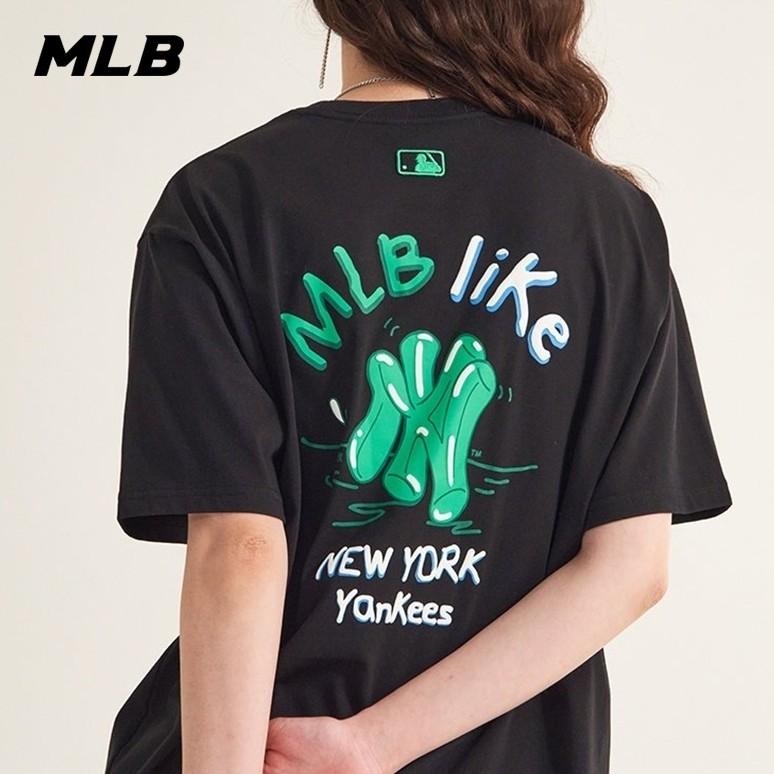 🇰🇷韓國代購 MLB LIKE印花短袖 短袖 T恤 Yankees 洛杉磯道奇隊 紐約洋基隊 NY 寬鬆 3ATSL-細節圖6