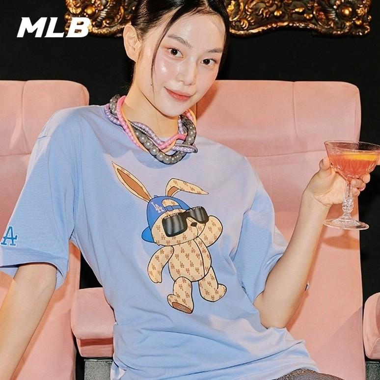 🇰🇷韓國代購 免運 MLB 兔子印花 短袖 兔年限定 T恤 NY 紐約洋基隊 3ATSQ01-細節圖4