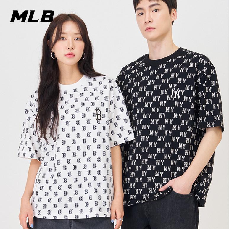 🇰🇷韓國代購 免運 MLB 短袖 MONOGRAM T恤 短T 老花滿印 虞書欣同款 NY 紐約洋基隊 3ATSM1-細節圖3