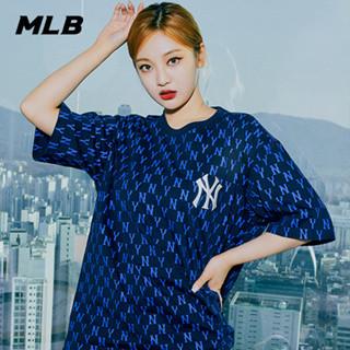🇰🇷韓國代購 免運 MLB MONOGRAM 短袖 T恤 NY 老花滿印 紐約洋基隊 3ATSM10-細節圖2