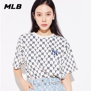 🇰🇷韓國代購 免運 MLB MONOGRAM 短袖 T恤 NY 老花滿印 紐約洋基隊 3ATSM10-細節圖6