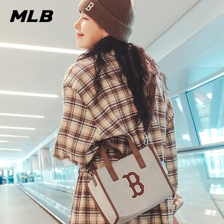 🇰🇷韓國代購 免運 MLB 帆布托特包 托特包 手提包 休閒挎包 通勤包 NY 紐約洋基隊 3AORS06-細節圖5