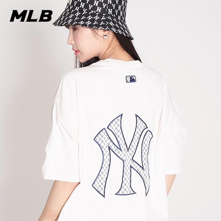 🇰🇷韓國代購 MLB 短袖 MONOGRAM T恤 經典款 後背鏤空標 NY 純色 紐約洋基隊 3ATSM20-細節圖7