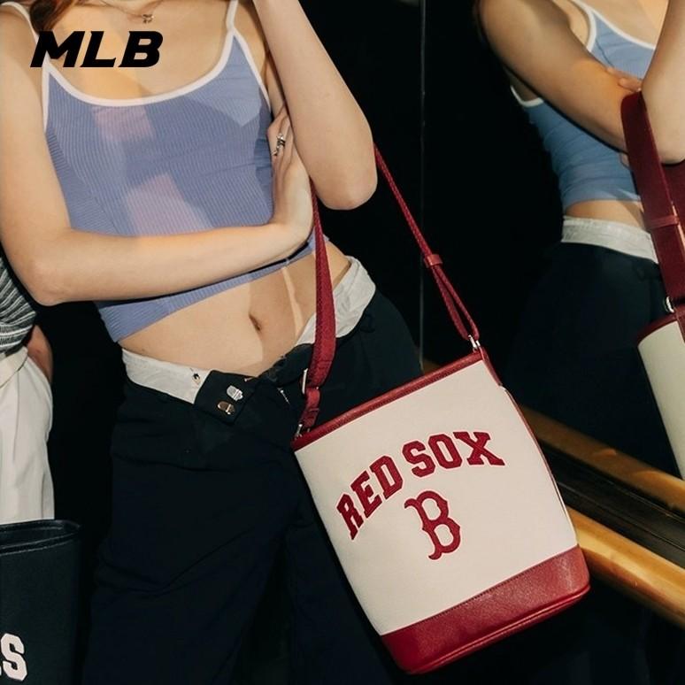 🇰🇷韓國代購 免運 MLB 水桶包 托特包 帆布托特包 NY 紐約洋基隊 YANKEES 側背包 3ABMS09-細節圖6