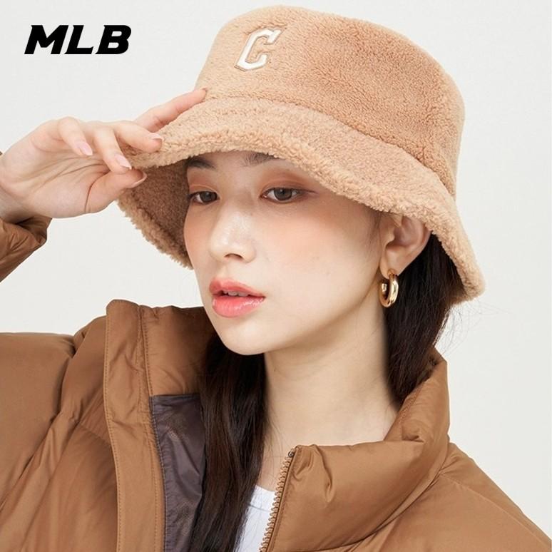 🇰🇷韓國代購 免運 MLB 23SS 漁夫帽 仿羊羔絨 毛絨漁夫帽 羊絨帽 毛帽 盆帽 3AHTF01-細節圖5