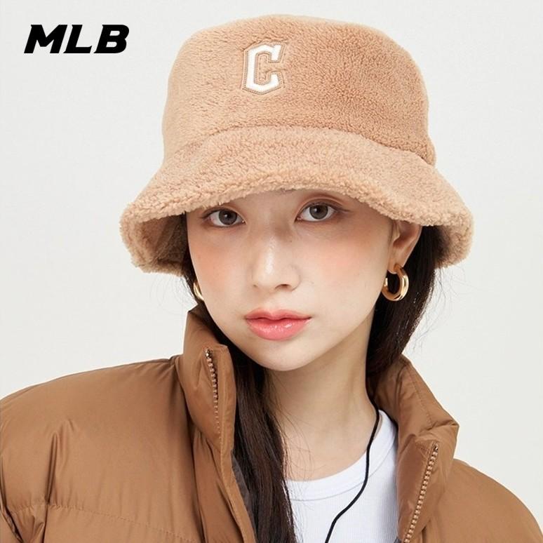 🇰🇷韓國代購 免運 MLB 23SS 漁夫帽 仿羊羔絨 毛絨漁夫帽 羊絨帽 毛帽 盆帽 3AHTF01-細節圖6