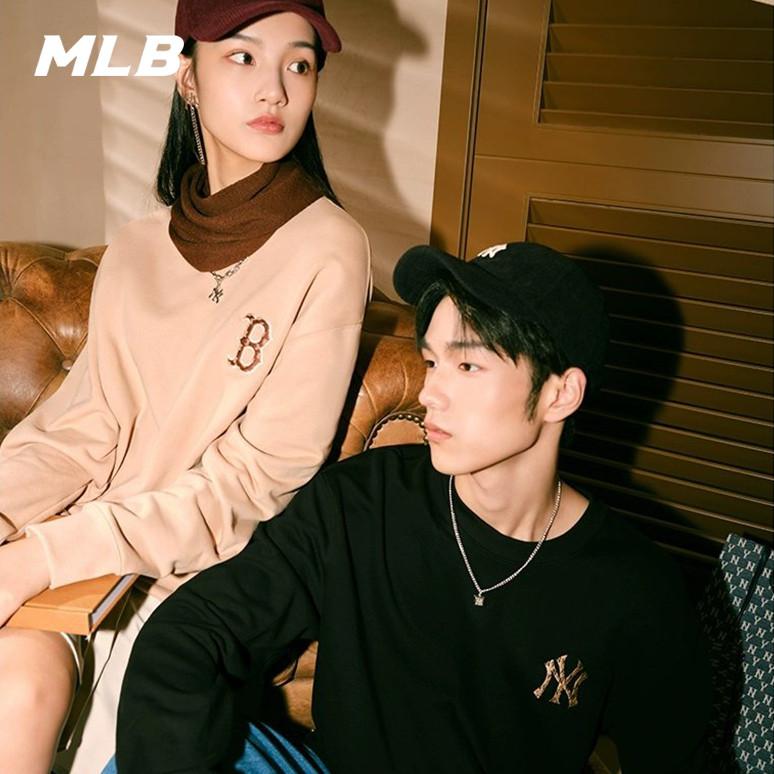 🇰🇷韓國代購 免運 MLB 23SS 復古老花大logo 大學T 套頭衫 運動衫 3AMTM12-細節圖2