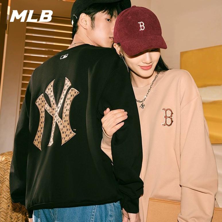 🇰🇷韓國代購 免運 MLB 23SS 復古老花大logo 大學T 套頭衫 運動衫 3AMTM12-細節圖3