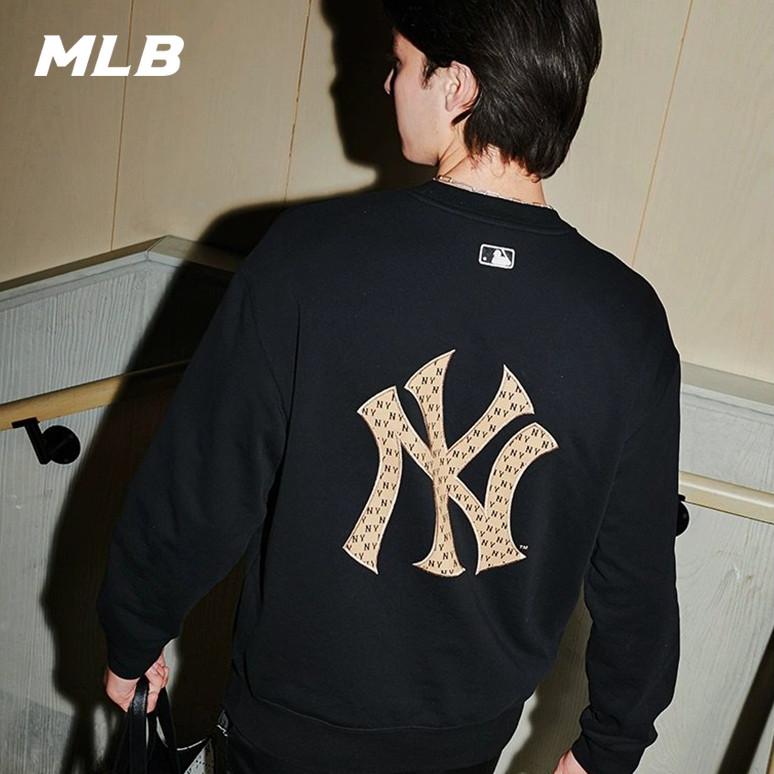 🇰🇷韓國代購 免運 MLB 23SS 復古老花大logo 大學T 套頭衫 運動衫 3AMTM12-細節圖4