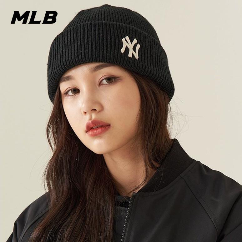 🇰🇷韓國代購 免運 MLB 側標 針織帽 NY 毛線帽 LA 針織毛帽 紐約洋基隊 帽子 冷帽 毛帽 BNM02-細節圖3