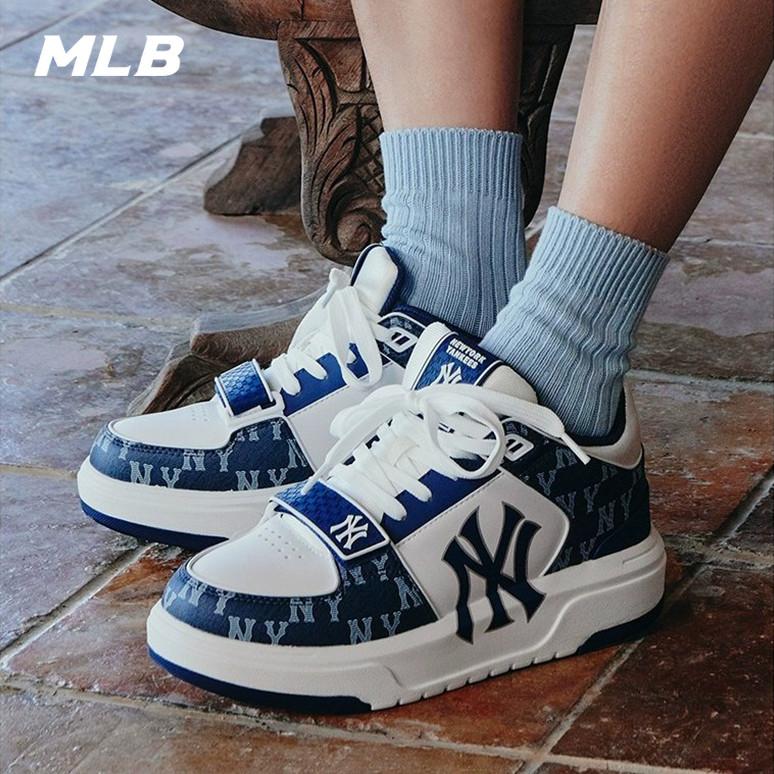 🇰🇷韓國代購 免運 MLB 老花學長鞋 板鞋 老爹鞋 23SS 虞書欣同款 休閒鞋 NY 紐約洋基隊 3ASXCDN-細節圖2