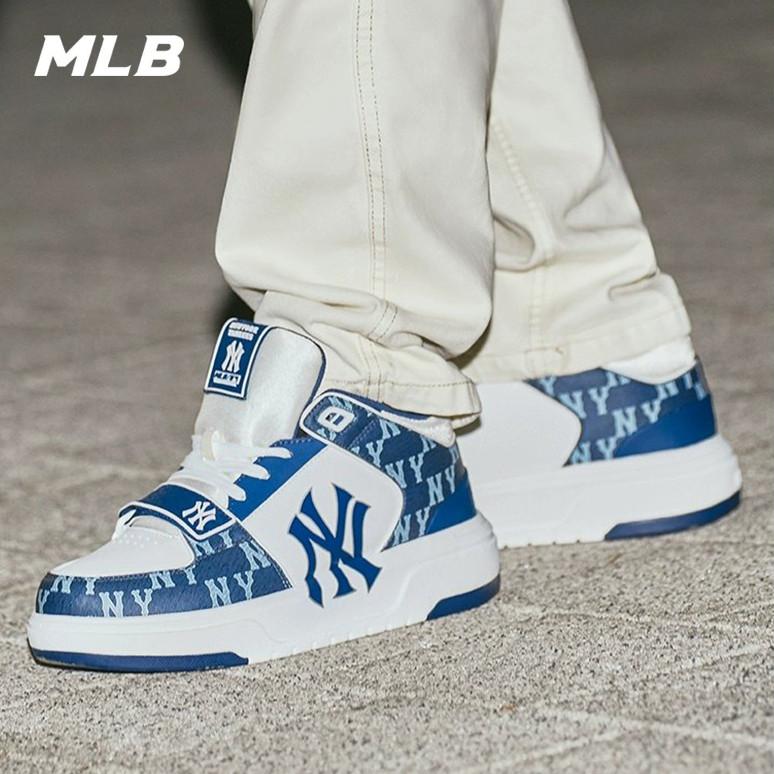 🇰🇷韓國代購 免運 MLB 老花學長鞋 板鞋 老爹鞋 23SS 虞書欣同款 休閒鞋 NY 紐約洋基隊 3ASXCDN-細節圖3