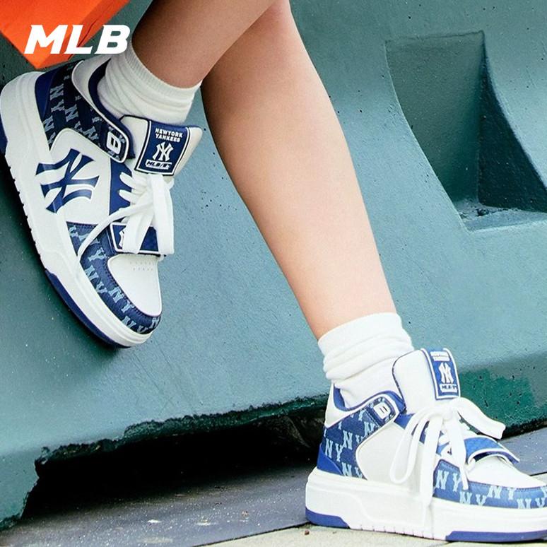 🇰🇷韓國代購 免運 MLB 老花學長鞋 板鞋 老爹鞋 23SS 虞書欣同款 休閒鞋 NY 紐約洋基隊 3ASXCDN-細節圖5