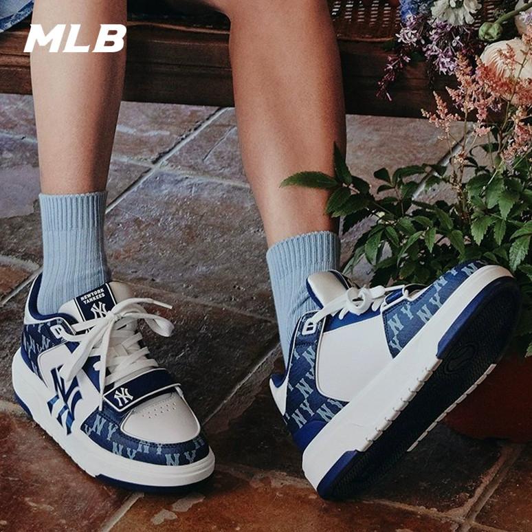 🇰🇷韓國代購 免運 MLB 老花學長鞋 板鞋 老爹鞋 23SS 虞書欣同款 休閒鞋 NY 紐約洋基隊 3ASXCDN-細節圖8