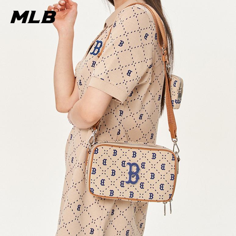 🇰🇷韓國代購 免運 MLB 23SS 復古老花 NY 相機包 子母包 斜挎包 側背包 休閒包 3ACRM01-細節圖4