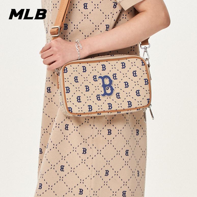 🇰🇷韓國代購 免運 MLB 23SS 復古老花 NY 相機包 子母包 斜挎包 側背包 休閒包 3ACRM01-細節圖5