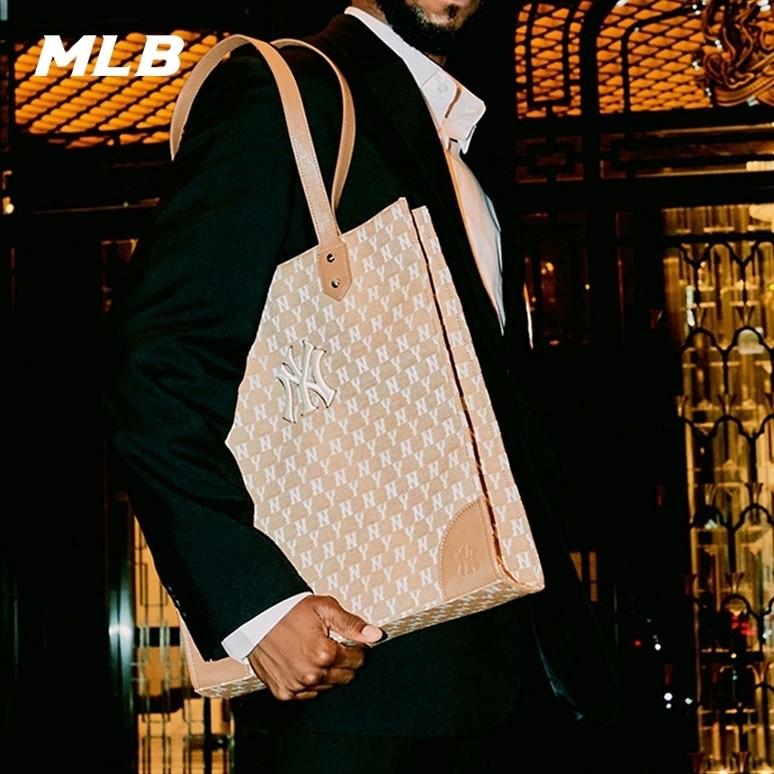 🇰🇷韓國代購 MLB 免運 托特包 手提包 側背包 斜挎包 肩背包 NY 紐約洋基隊 3AORL0-細節圖4