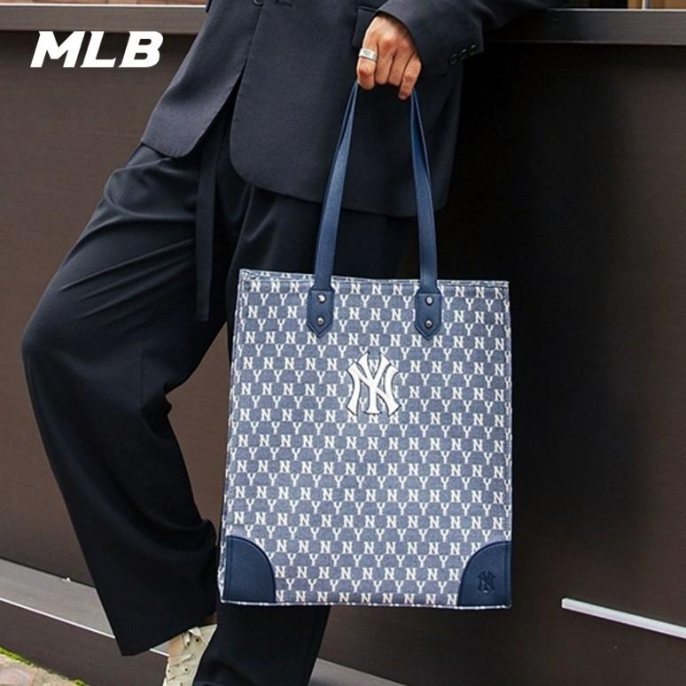 🇰🇷韓國代購 MLB 免運 托特包 手提包 側背包 斜挎包 肩背包 NY 紐約洋基隊 3AORL0-細節圖5
