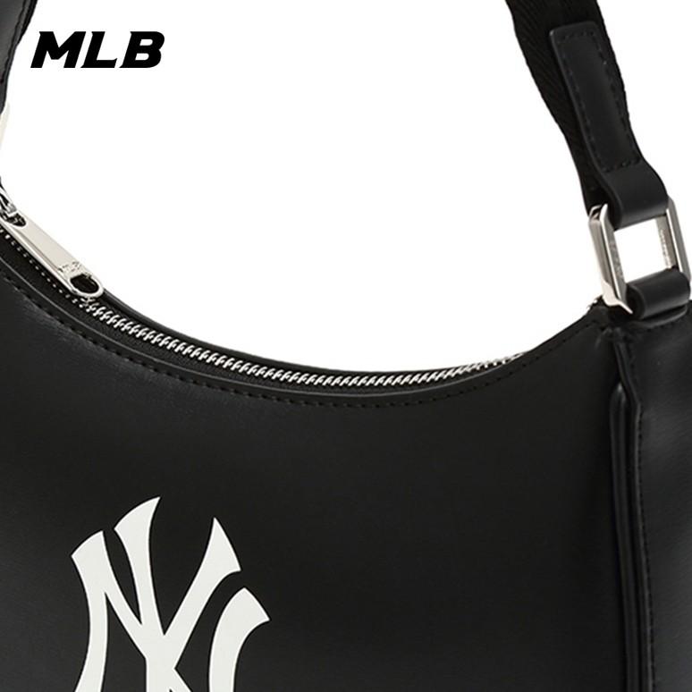 🇰🇷韓國代購 免運 MLB 腋下包 手提包 側背包 皮質 肩背包 NY 洋基隊 3ABQS05-細節圖4