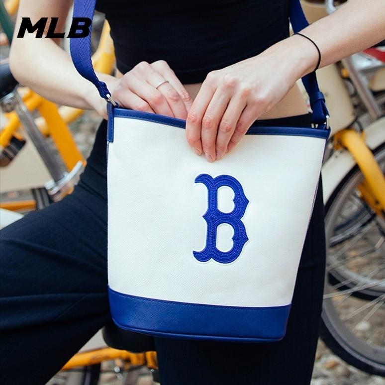 🇰🇷韓國代購 免運 MLB 水桶包 帆布托特包 側背包 手提包 托特包 斜挎包 NY 紐約洋基隊 3ABMS07-細節圖3