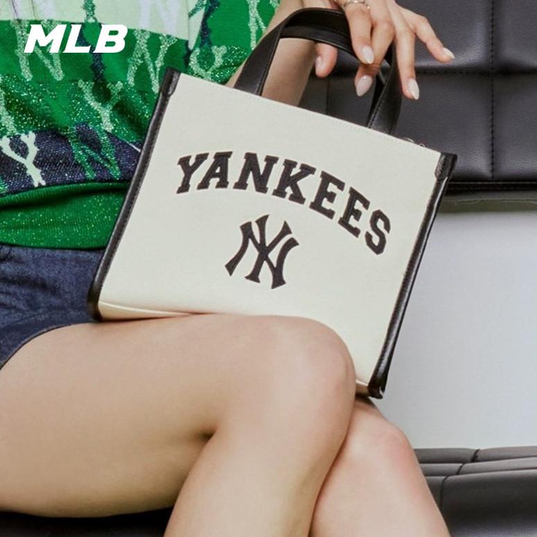 🇰🇷韓國代購 免運 MLB 托特包 23SS 手提托特包 斜挎包 側背包 手提包 NY 紐約洋基隊 3AORS08-細節圖2
