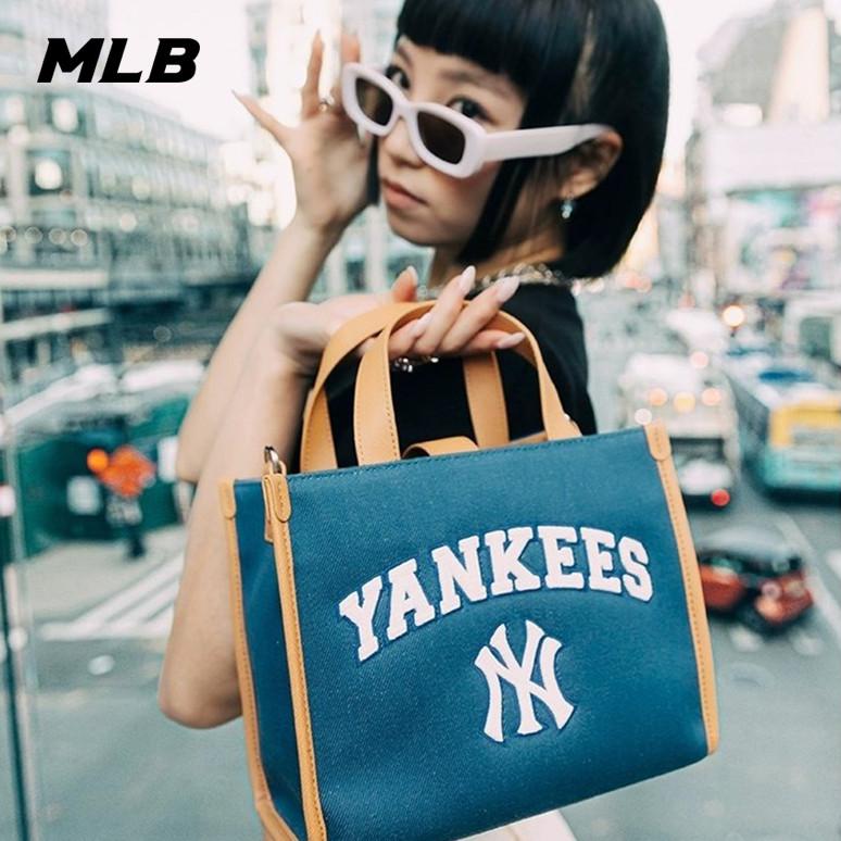 🇰🇷韓國代購 免運 MLB 托特包 23SS 手提托特包 斜挎包 側背包 手提包 NY 紐約洋基隊 3AORS08-細節圖6
