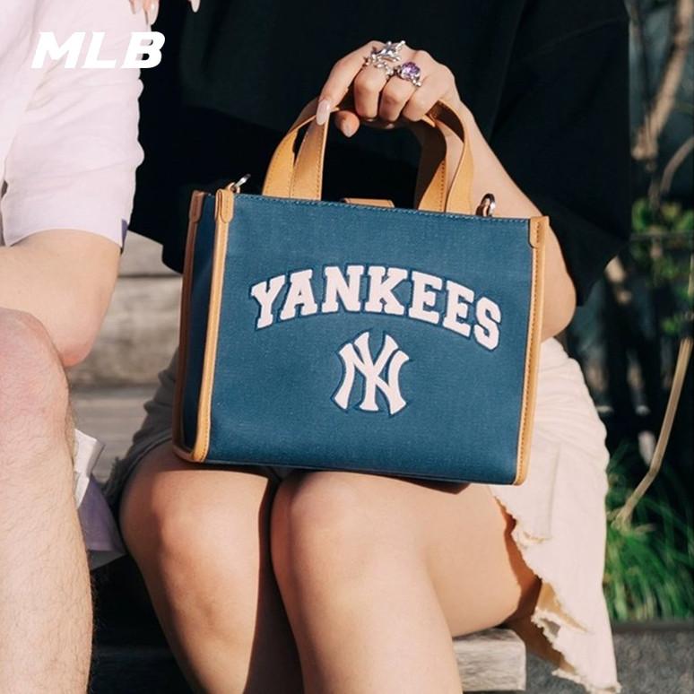 🇰🇷韓國代購 免運 MLB 托特包 23SS 手提托特包 斜挎包 側背包 手提包 NY 紐約洋基隊 3AORS08-細節圖9