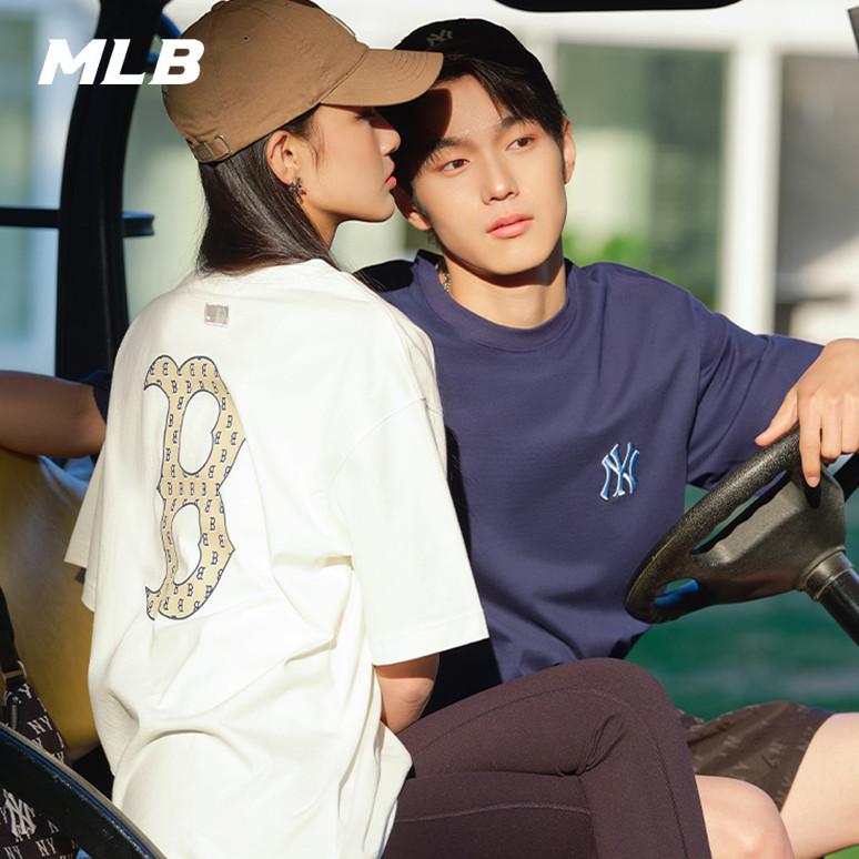 🇰🇷韓國代購 免運 MLB 短袖 24SS 老花大LOGO T恤 運動休閒 NY 紐約洋基隊 3ATSM03-細節圖2