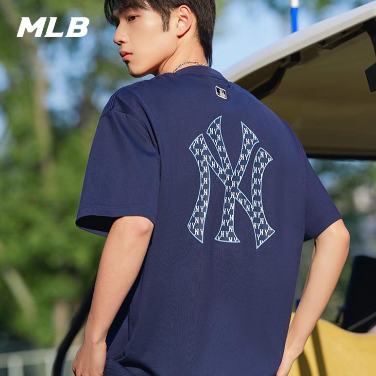 🇰🇷韓國代購 免運 MLB 短袖 24SS 老花大LOGO T恤 運動休閒 NY 紐約洋基隊 3ATSM03-細節圖4