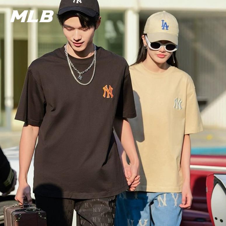 🇰🇷韓國代購 免運 MLB 24SS 短袖 T恤 虞書欣同款 老花後背印花 NY 紐約洋基隊 3ATSM04-細節圖3