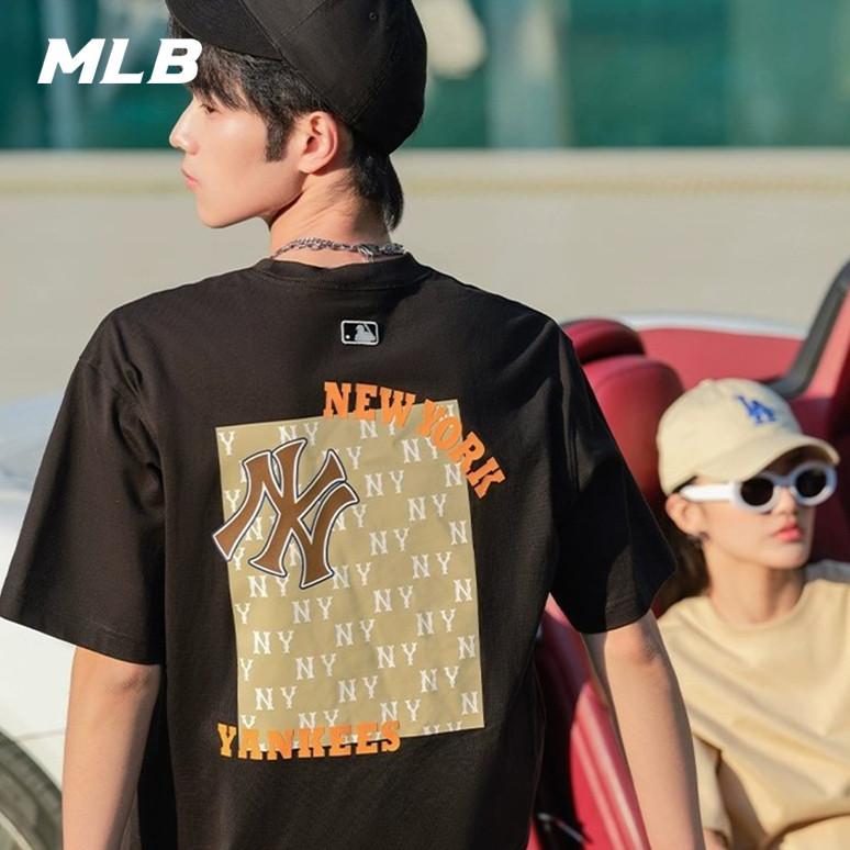 🇰🇷韓國代購 免運 MLB 24SS 短袖 T恤 虞書欣同款 老花後背印花 NY 紐約洋基隊 3ATSM04-細節圖7