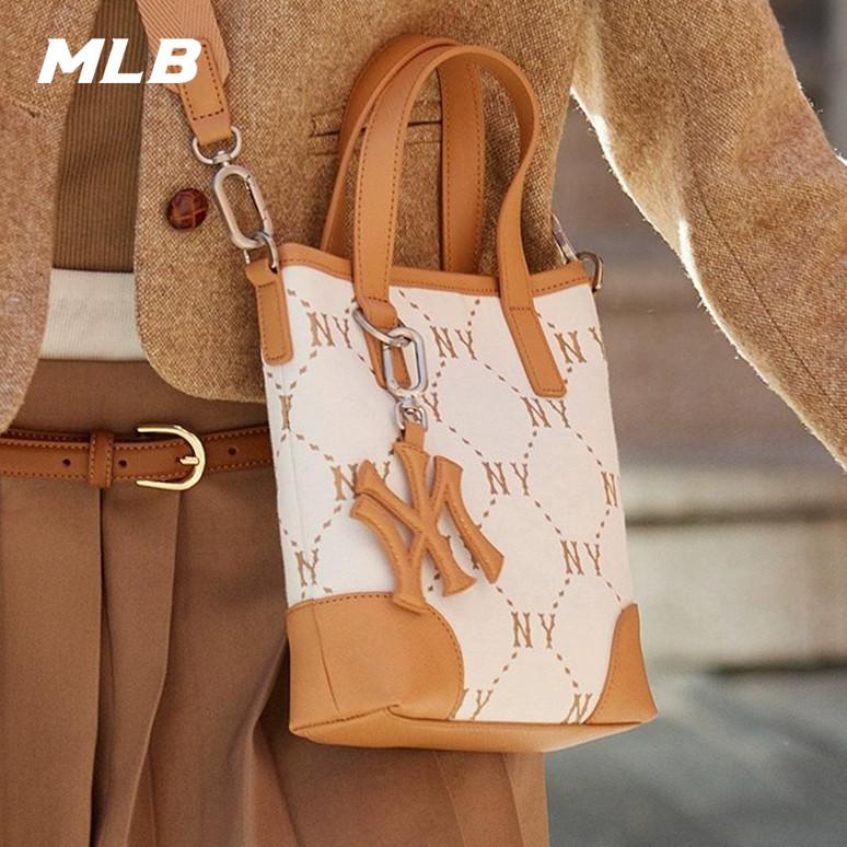 🇰🇷韓國代購 免運 MLB 24SS 斜跨包 手提包 復古老花 側背包 NY 紐約洋基隊 3ACRS05-細節圖6