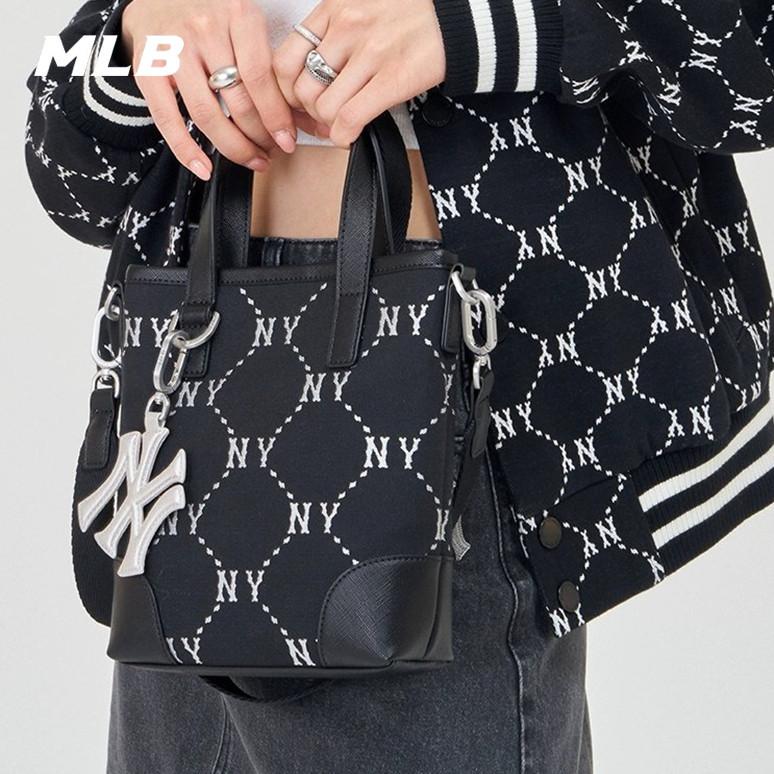🇰🇷韓國代購 免運 MLB 24SS 斜跨包 手提包 復古老花 側背包 NY 紐約洋基隊 3ACRS05-細節圖7