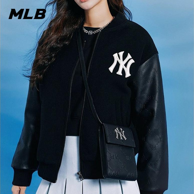 🇰🇷韓國代購 免運 MLB 斜挎包 手機包 復古老花係列 NY 紐約洋基隊 小包 挎包 側背包 3ACRH04-細節圖2