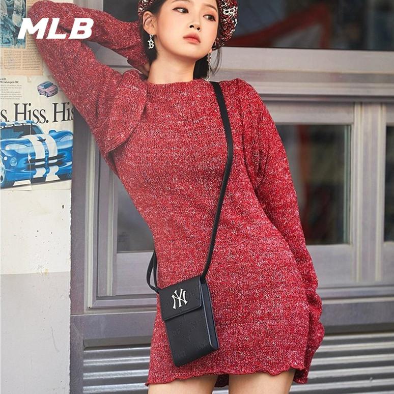 🇰🇷韓國代購 免運 MLB 斜挎包 手機包 復古老花係列 NY 紐約洋基隊 小包 挎包 側背包 3ACRH04-細節圖3