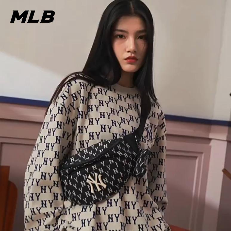 🇰🇷韓國代購 免運 MLB 腰包 胸包 挎包 單肩包 斜挎包 子母包 NY 紐約洋基隊 3AHSM01-細節圖2