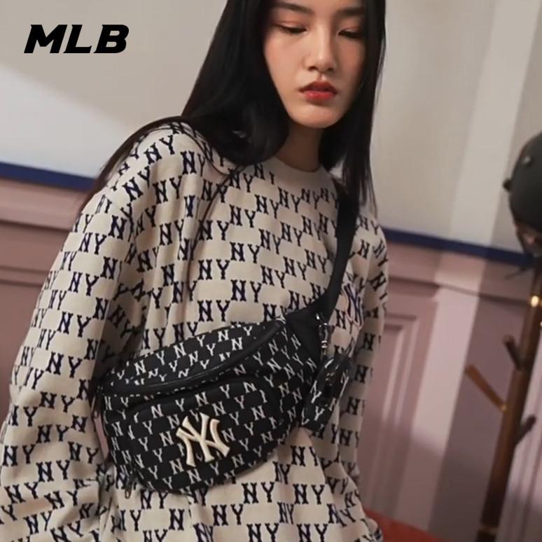 🇰🇷韓國代購 免運 MLB 腰包 胸包 挎包 單肩包 斜挎包 子母包 NY 紐約洋基隊 3AHSM01-細節圖3