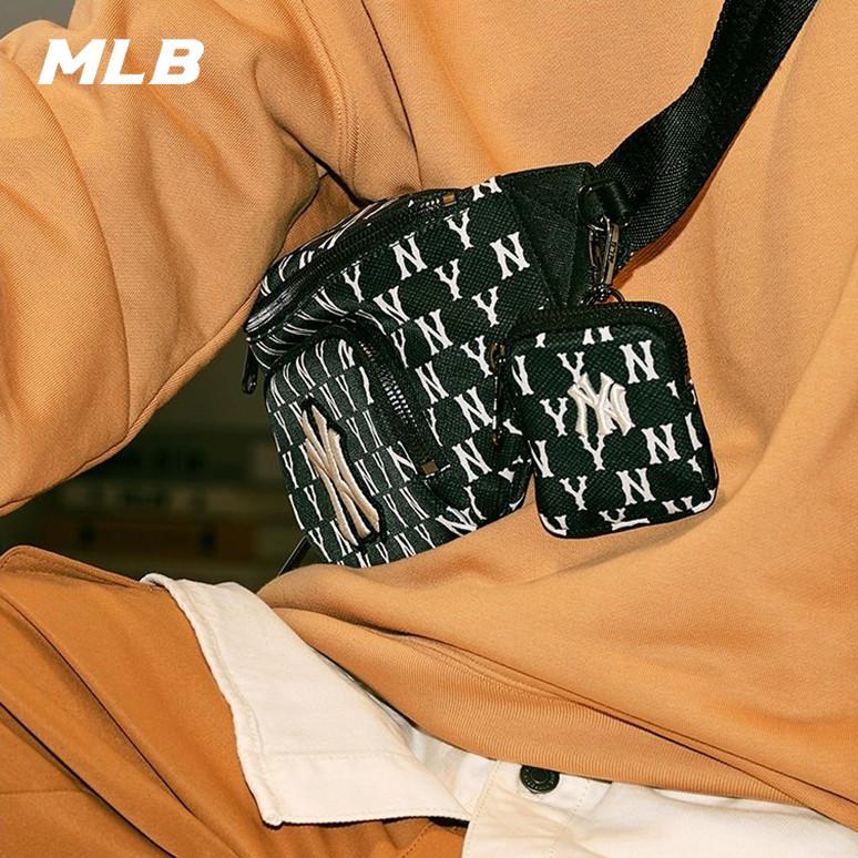 🇰🇷韓國代購 免運 MLB 腰包 胸包 挎包 單肩包 斜挎包 子母包 NY 紐約洋基隊 3AHSM01-細節圖4