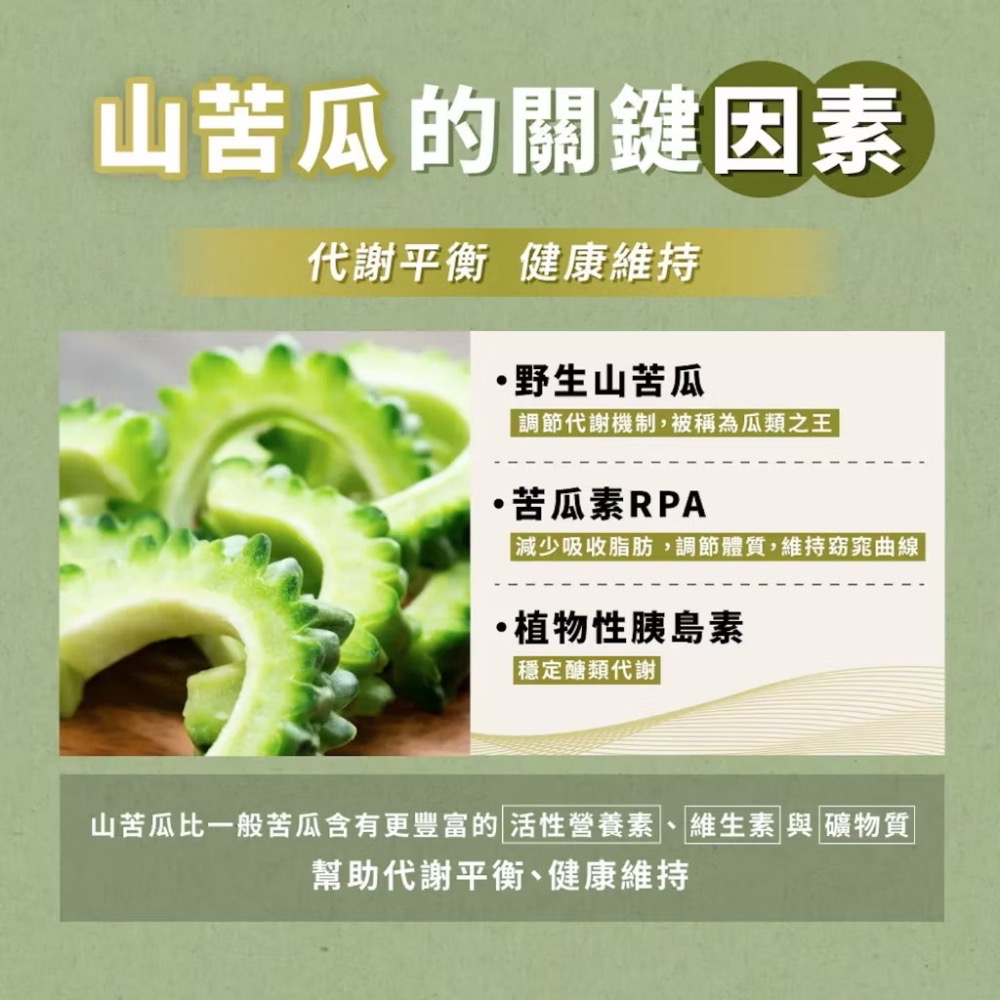 現貨🔥 Metagreen 元綠生技 山苦瓜膠囊 美國專利苦瓜胜肽 30顆-細節圖4