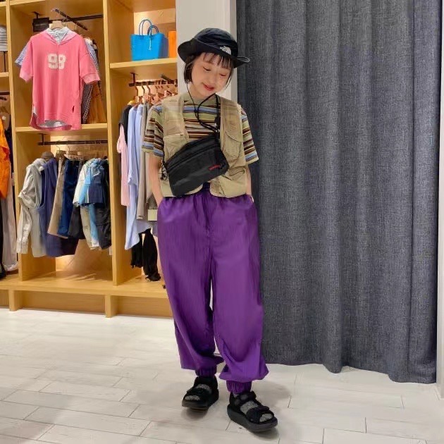 【*Kimi】BMS 日牌23年春夏復古休閒彩色純綿條紋短袖T恤上衣 - 三色 230530-細節圖5