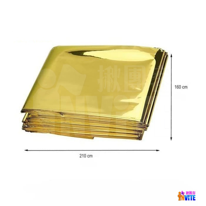 ♢揪團客♢ 奧尼捷 AONIJIE 加厚保溫毯 #A107 鋁箔毯 130x210cm 急救毯 保暖毯 救生毯 求生毯-細節圖10