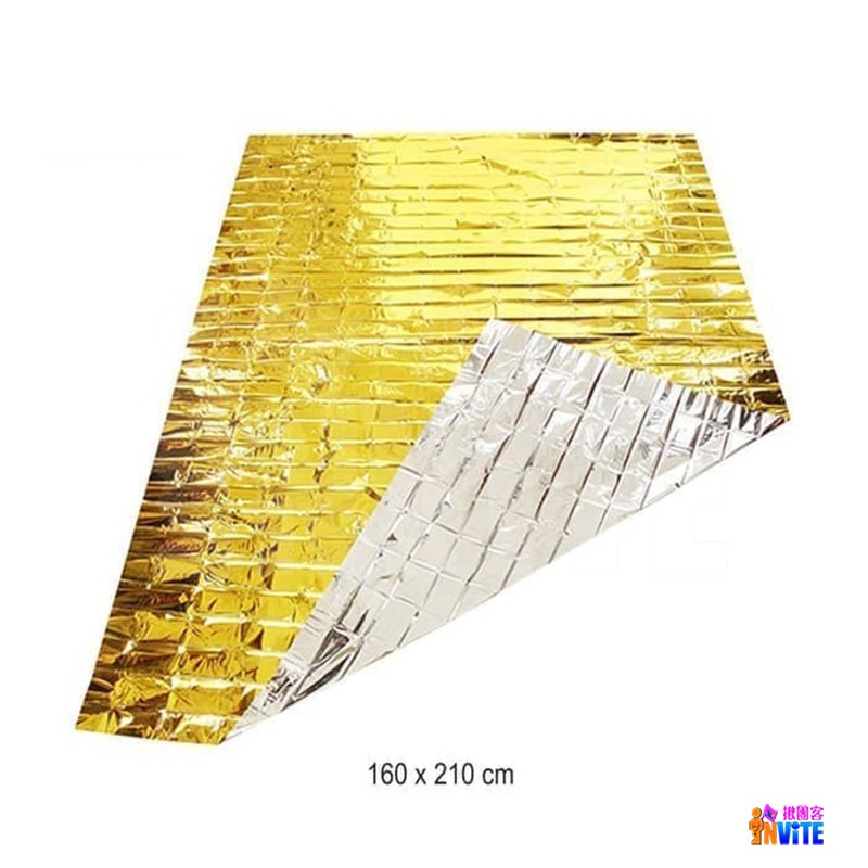 ♢揪團客♢ 奧尼捷 AONIJIE 加厚保溫毯 #A107 鋁箔毯 130x210cm 急救毯 保暖毯 救生毯 求生毯-細節圖11