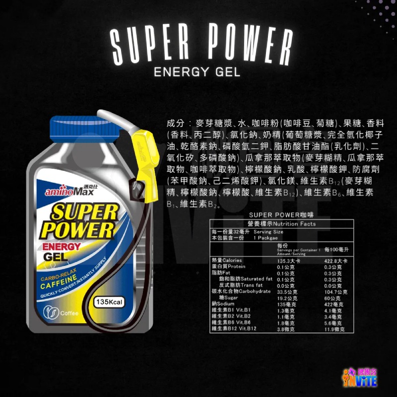 ♢揪團客♢ aminoMax 邁克仕 Super Power 戰立能量包 爆發型 蘋果 咖啡 三鐵 馬拉松 能量-細節圖8