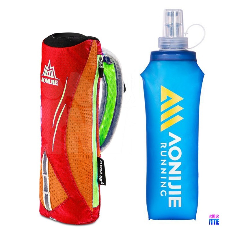 奧尼捷 AONIJIE 手握式軟水壺包 #E908 手持軟水壺袋 戶外運動 路跑 馬拉松 越野 登山 三鐵-細節圖9